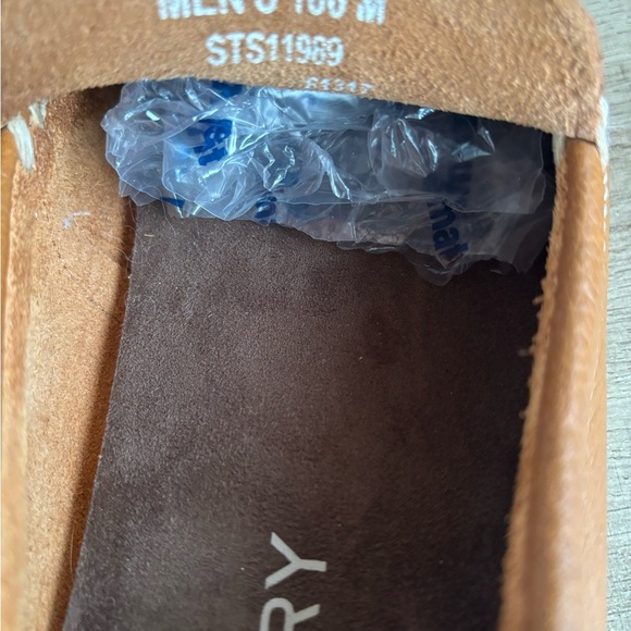 Sperry Tan Leather Slip-On Loafers - Picture 7 of 7